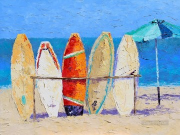 ビーチのジャンク Oil Paintings